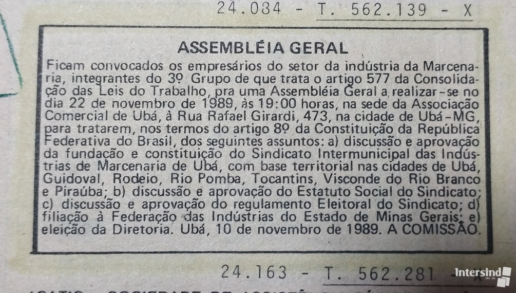 005 - Assembleia (1989)